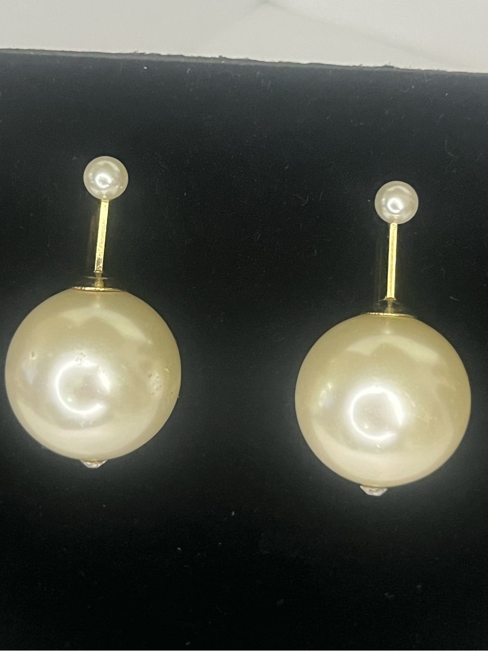 Elegant Pearl Drop Earrings in Cream - Classic Women’s Jewelry
